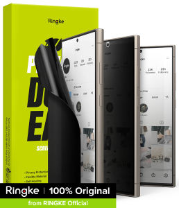 Ringke Privacy Dual Easy Film สำหรับ Galaxy S24 Ultra ฟิล์มกันรอยแบบเต็มหน้าจอพร้อมตัวกรองความเป็นส่วนตัว