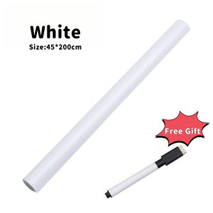 45x200cm Whiteboard Wall Sticker Removable Vinyl Whiteboard Sticker for Kids Graffiti Educational