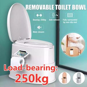 Goody Mobile Toilet Portable Toilet With Inner Bucket Plastic Toilet For Adult Elderly Pregnant Patient