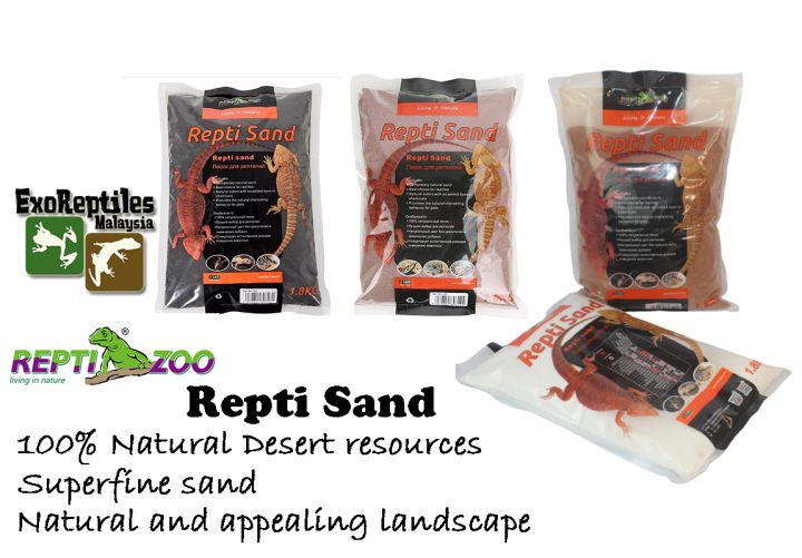 REPTI ZOO REPTILE SAND 1.8kg (1 pack) Lazada