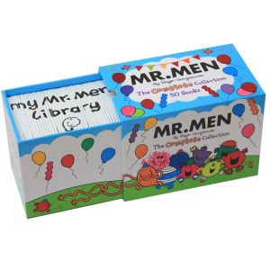 [ 50 Books /set Boxed ]Mr Men 50 Copy Complete Collection Emotion and Life Management Picture Book foe kids and parents English Version