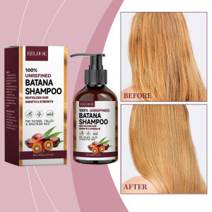 EELHOE Batana Shampoo Deeply Nourishes Hair Batana Oil Shampoo Strengthens Hair Roots Anti Dry and Frizzy Hair Smooth Shiny shampoo 100g