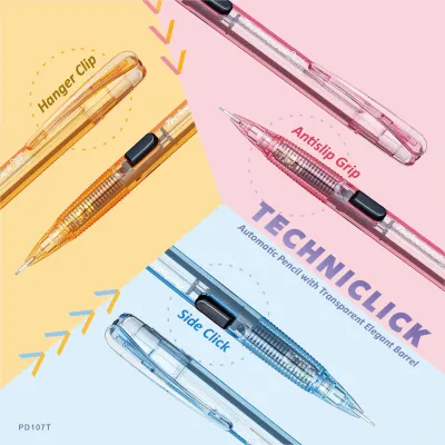 Pentel pensil mekanik New Technicklik PD107T / 07 mm