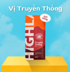 Cà phê rang xay Truyền Thống Highlands Coffee 200g