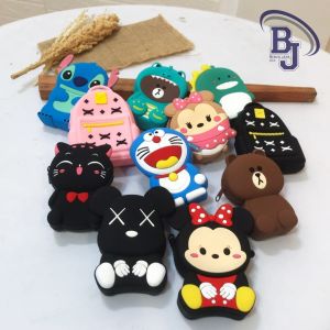 BJA DOMPET SILIKON KARAKTER LUCU BAG KOIN JELLY SILIKON KARAKTER LUCU IMPORT POUCH ANTI AIR WATERPROOF