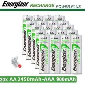 / 【PH Stock】Energizer Rechargeable Battery AA/AAA (4-20pcs) | 2450/900mAh High Capacity Bright Colors