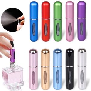 5ml Portable Mini Refillable Perfume Bottle With Spray Scent Pump Empty Cosmetic Containers Atomizer