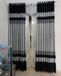 Gorden Jendela Blackout Import Grade A Kombinasi Mewah - Tinggi 240cm - BONUS Cantolan (EXPORT)