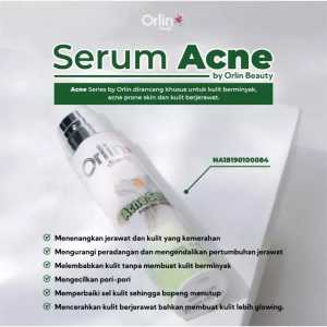serum acne orlin beauty/mengatasi jerawat meradang bruntusan bopeng solusi glowing