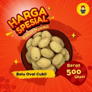 Kue Kering Oval / Bolu Cukil / Bolu Jadul 1 kg Rasa Manis Tekstur Lembut Kualitas Premium | Camilan Mami Bos
