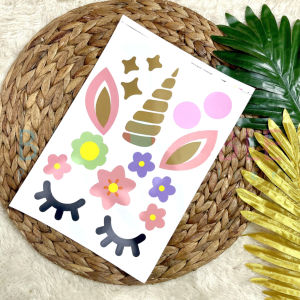 Stiker Balon PVC Happy Birthday Dekorasi Balon Wisuda / Wedding / Ulang Tahun Tempel