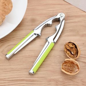 dụng cụ Kẹp càng cua hạt óc chó bằng inox cao cấp tay cầm bọc silicon