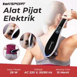 BERGARANSI TaffSPORT Alat Pijat Elektrik Punggung belakang getar terapi seluruh badan Infrared 608