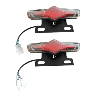 Electric Bicycles Rear Lamp Night Cycling Warning Taillights Waterproofs LED Electric Bike Turn Signal Tail Light