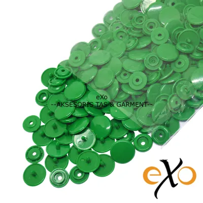 12 SET KANCING SNAP JEPRET CETET/ SNAP BUTTON 15 MM KANCING BAHAN PLASTIK