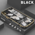 SoftCase Vivo Y91c Y91 Y91i Y90 Vivo Y93 Y93s vivi Y95 vovo vivoY91C vivoY91 vivoY91i viv0 vivoY90 vivoY93 Case Casing hp mode Phone Cesing Soft Cassing Fantasi Perak Kristal Kupu-kupu untuk Square pelindung Kasing. 