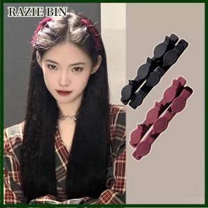 RAZIE BIN Trán đàn bện tóc Clip phụ kiện mới rắn màu bện tóc clip nhỏ thơm tóc Clip cắt nhỏ tóc bangs Clip