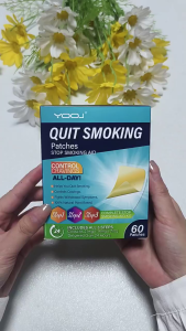 แผ่นแปะช่วยเลิกบุหรี่ธรรมชาติ 100% | ควบคุมความอยาก 24 ชั่วโมง | 30 แผ่น