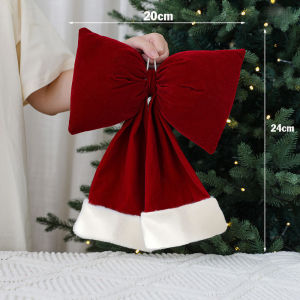 Nơ Nhung Đỏ. Nơ Vải Nhung Trang Trí Noel Giáng Sinh
