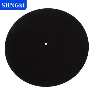 [COD] 🔥🔥🔥SHNGki 1PC trượt mat cảm thấy bàn xoay Platter Mat cho LP Vinyl ghi âm thanh thay thế DIY phụ kiện Audiophile dày bàn xoay mat