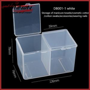 [minnan] กล่องเก็บสำลีพลาสติกใสกันฝุ่นตั้งโต๊ะกำจัดเครื่องสำอางลิปสติก
