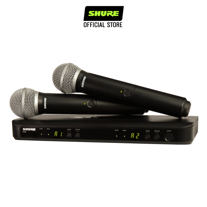 SHURE BLX288 SM58 Wireless Dual Vocal System with two SM58 Lazada PH