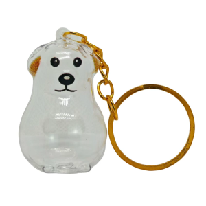 Tưởng niệm Keychain rõ ràng lông thú cưng chủ sở hữu keepsakes con chó lông thú Collector Keyring Mặt dây chuyền cho chó mèo remembrances Quà Tặng