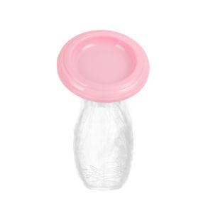 Sweetybayi Manual silicone breast pump with Cover Food Grade Breast milk collector BPA FREE