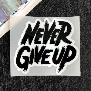 JDM nhãn dán chống thấm nước học cũ không bao giờ bỏ cuộc đề can phản quang Mũ bảo hiểm xe máy xe Chắn bùn xe đạp bội thu miếng dán trang trí phụ kiện xe máy