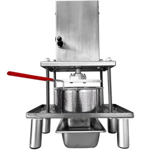 220V High-Capacity Stainless Steel Juicer with Anti-Slip Feet and Dual-Speed Control