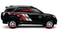 Stiker mobil rush terios cutting stiker body samping rush terios stiker striping mobil rush terios. 