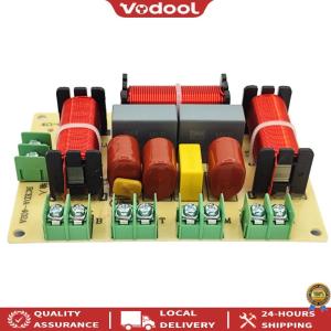 [Upgraded] 250W 4-8 Ohm 4 Way Crossover Filter Treble Medium Bass DIY Speaker Filter DIY Home Audio Systems [Vodool Official Tool]