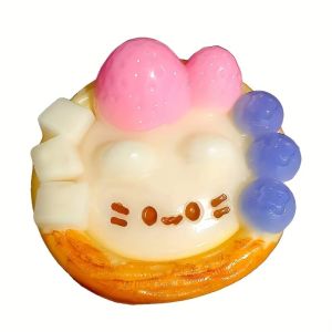 LZHDP MALL Pinching Egg Tart Squishy Fingertip Cartoon Slow Rebound Toy Kids Adults Kawaii Sensory Fidget Ball For Students
