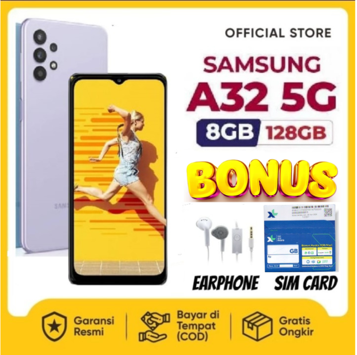 Harga Hp A32 Samsung 8gb Ram Samsung Galaxy A32 Smartphone [8GB-128GB]