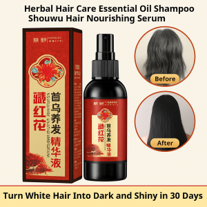 เซรั่มบำรุงผม Saffron บำรุงผมดำ บำรุงรากผม บำรุงหนังศีรษะ แก้ปัญหาผมหงอก และซ่อมแซมผมเสีย