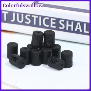 Colorfulswallow 12 hoàng đạo hạt Charms Matte đen Onyx chòm sao hạt xi lanh Mặt dây chuyền