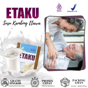 Etaku Susu Bubuk Original 200g Untuk Lansia - Kaya Nutrisi Tinggi Kalsium Untuk Tulang Sendi Dan Otot BPOM & Halal MUI