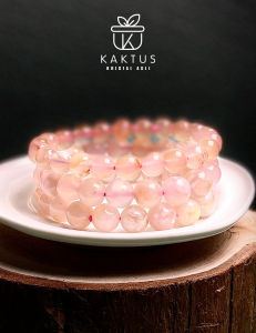 KAKTUS Kristal Asli Sakura Agate Crystal Bracelet