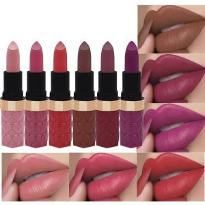 ORANOT 6 Pcs Nude Pink Brown Rose Red Purple Matte Lipstick Set for Women Long Lasting Waterproof Moisturizing Lipsticks for Older Women 24 Hours Lip Stick Lip Stain Makeup Gift KitLip Makeup Vegan