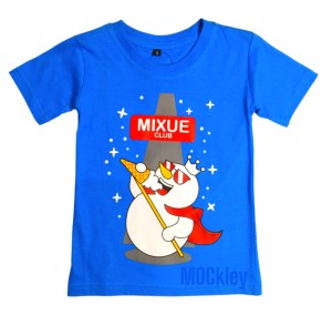 Baju Kaos Anak Mixue Perempuan Lakilaki Bahan 100% Katun/kaos anak mixue viral/Atasan kaos anak
