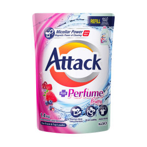 Attack Liquid Detergent Fruity Perfume 3.6kg Long-Lasting Fruity Fragrance Japans #1 Laundry Brand