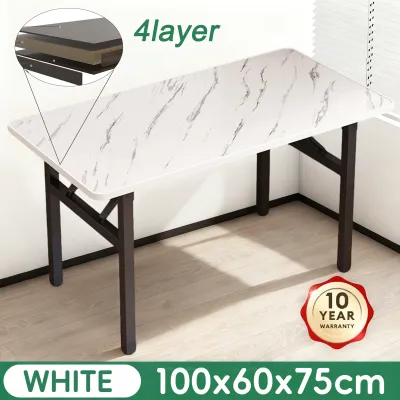 DIODIY heavy duty Foldable table Dining Table / Office Table / Study Table dining tables folding sale Computer Desk Table Study For Room Table For Desktop PC Computer Study Table folding table