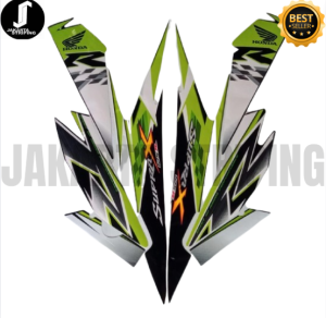 STIKER STRIPING STANDART MOTOR HONDA SUPRA X 125 2010 TERMURAH