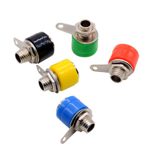 Audio Speaker Banana Plugs 10pcs 4mm Screw Type Gold Plated Connectors for DIY Audio Projects