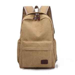 Tas Ransel Sekolah Bahan Kain Kanvas Tebal