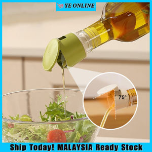 Auto Flip Oil Glass Spout Oil Nozzle Leak-Proof  Plug Automatic Closing Pour Seasoning Oil Bottle Nozzle Kitchen Muncung Tuang  Minyak Automatik