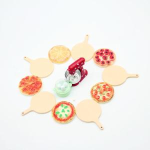 YAFEN 1 Set Simulation Pizza Dining Plate Egg Model Toy Dollhouse Mini Blender Kitchen Decoration DIY Doll House Miniatures Accessories
