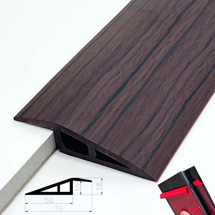 Floor Transition Strip Doorway Edge Reducer Non-slip Pvc Threshold Ramp ...
