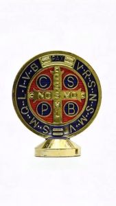 St. Benedict with Stand 55mm*45mm for Car Decoration Accessories Small Gift