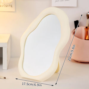 Cloud Makeup Mirror Cermin Makeup Vanity Mirror FoldingTabletop Mirrors Dressing Mirror Can Stand Or Hang 鏡子化妝 化妆镜